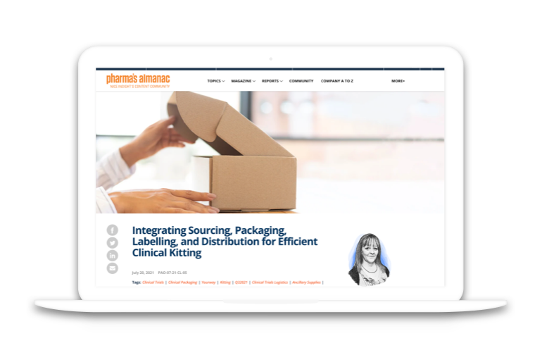 Integrating Sourcing, Packaging, Labelling, and Distribution for Efficient Clinical Kitting